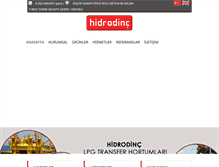 Tablet Screenshot of hidrodinc.com